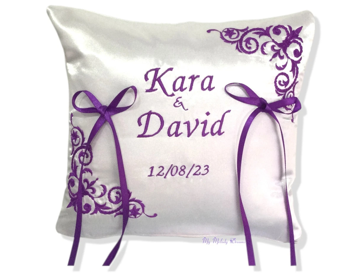 Aggregate 160+ personalised wedding ring pillow super hot