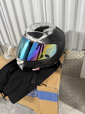 HJC Cl-17 Marvel Punisher 2 Motorcycle Street Helmet (Medium) | eBay