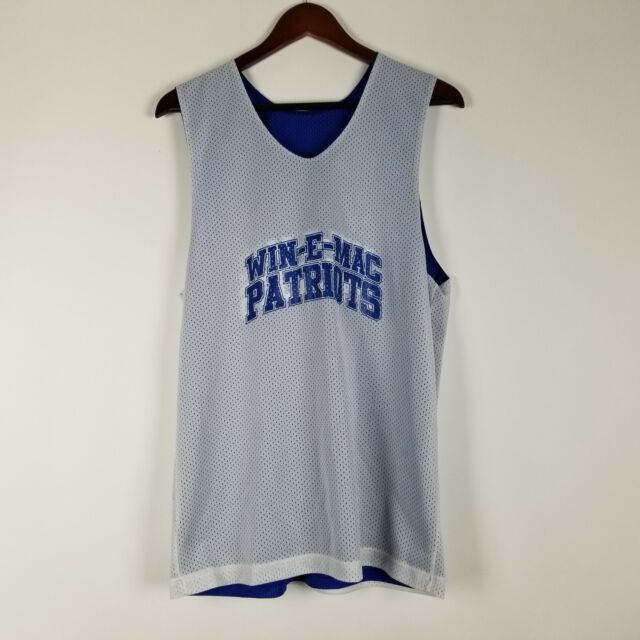 Alleson Athletic School Basketball Jersey Reversible Size M Blue