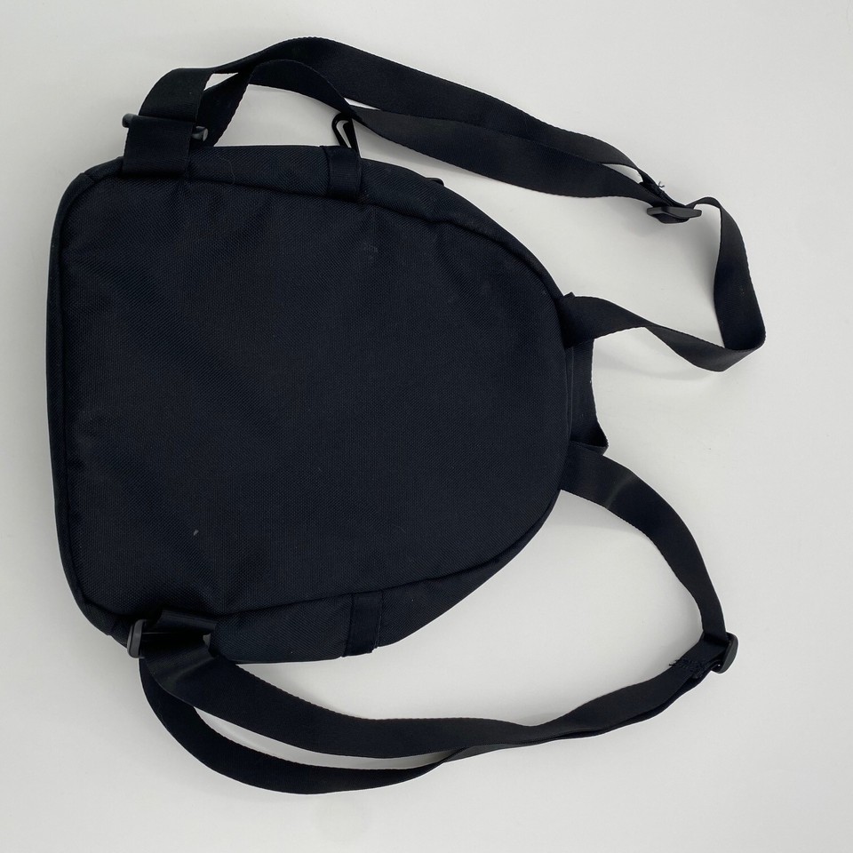 Nike Mini Backpack Purse Black & White CA05553 Boys Girls Swoosh Zip Pockets eBay