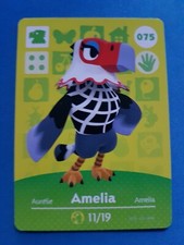 075 Amelia Animal Crossing Amiibo Card Sin...