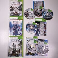 Assassin's Creed Ezio Trilogy + Rogue + Creed III Lot Of 5 Xbox 360