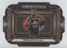 2020 Panini Obsidian Eclipse Electric Etch Orange 21/35 Donovan Mitchell #25 7y2