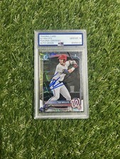 Eli Willits 2025 Bowman Chrome AUTO PSA 10 LAZER REFRACTOR 1ST NATIONALS #BDC-1