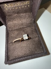 Natural dimond engagement ring 1.73 carat brilliant/radiant cut