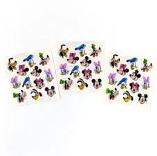 Vtg Sandylion Disney Mickey Mouse Prismatic Stickers: Pluto Donald Daisy Goofy