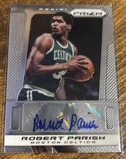2013-14 Panini Prizm Basketball Robert Parish #156 Auto
