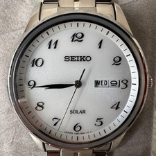 Seiko SBPX067 Spirit Solar Watch Stainless Steel 10 Bar