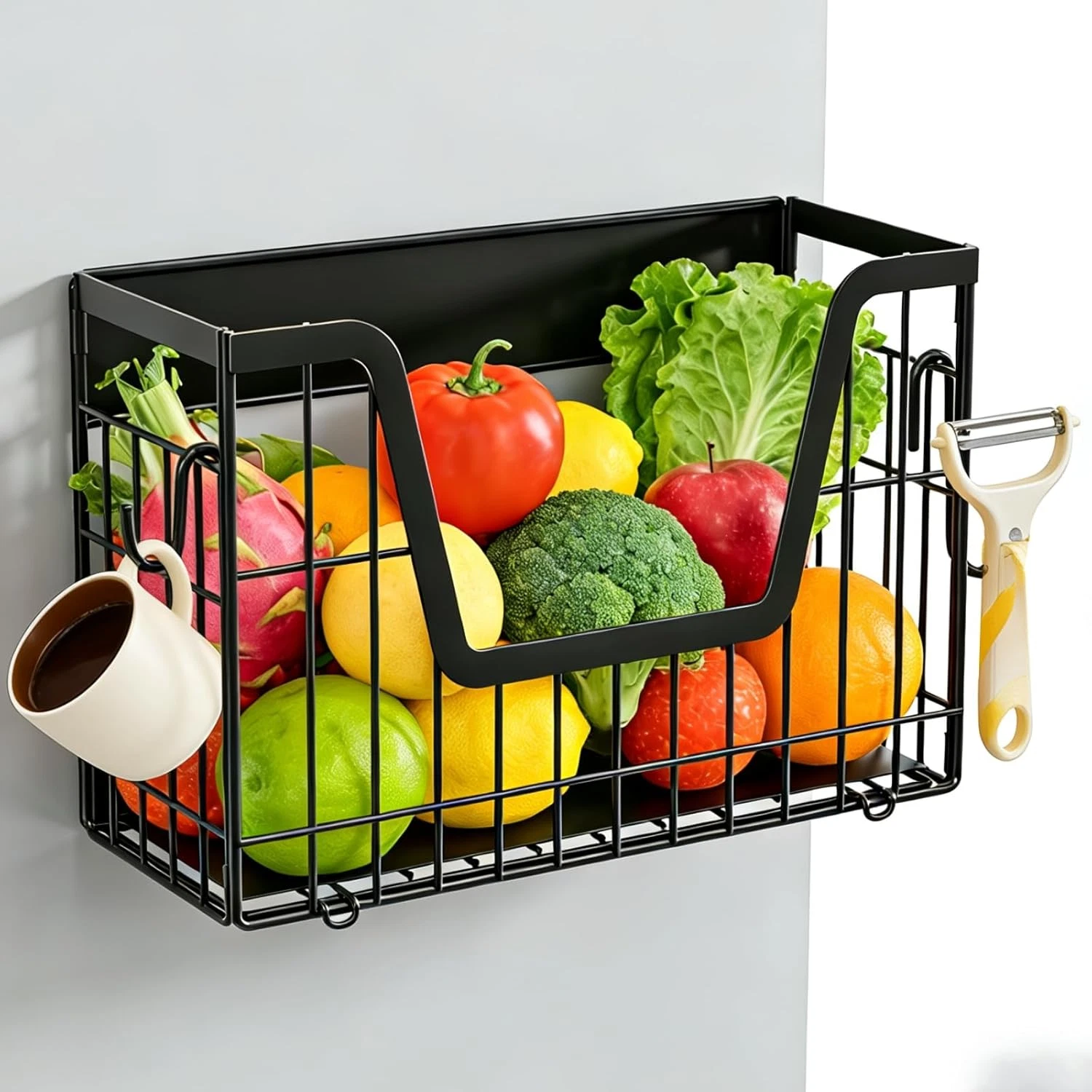 Magnetic Spice Rack, Magnetic Shelf for Fridge, Pantry Organizers & Storage, Kit