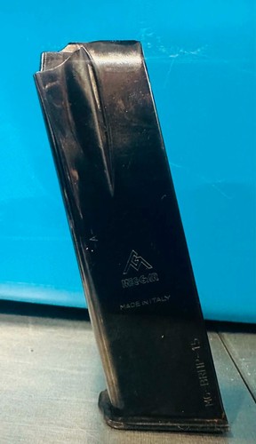 Mec-Gar MG-BRHP-15 Browning Hi-Power 9mm 10 Round Magazine Blued Carbon Steel
