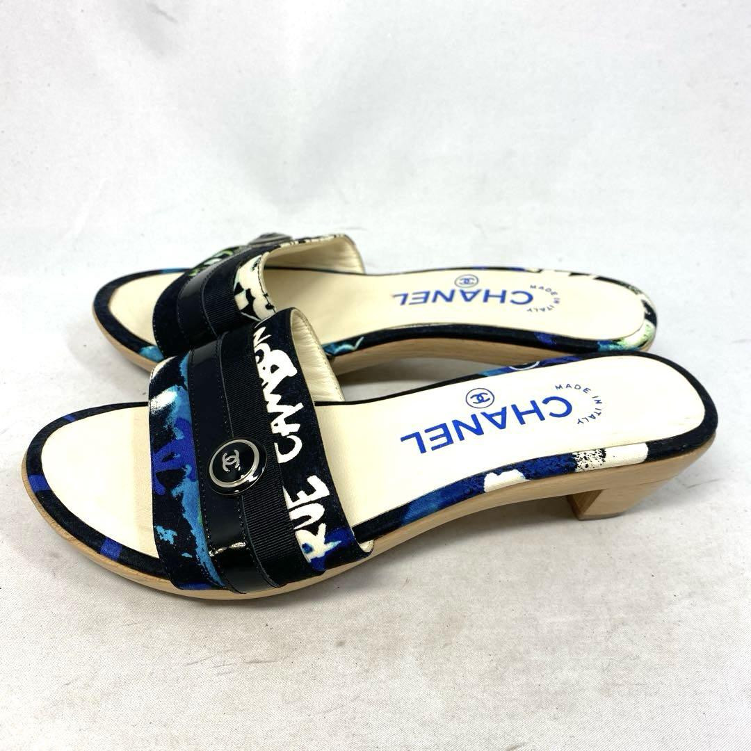 Chanel Mules Sandals Multicolor With Coco Mark Size 34 US About4 For Women thumbnail 20