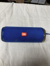 JBL FLIP 4 Blue Wireless Speaker No Power For parts only /READ DESCRIPTION