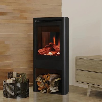 Aura Fires Finstall Elektroherd 1,5 kW Freistehend Smart LED Herd Fernbedienung APP