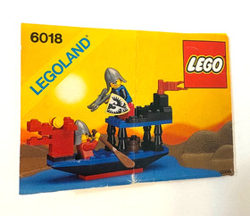 LEGO Castle 6018 Battle Dragon + 1463 Treasure Cart Complete w/Instructions