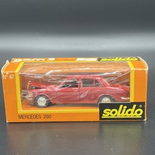 Solido #47 Mercedes 280 die cast boxed made in France 1/43 VTG NM NR