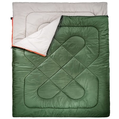 Amazon Basics 40°F Two-Person Sleeping Bag - Outdoor Camping Queen Size