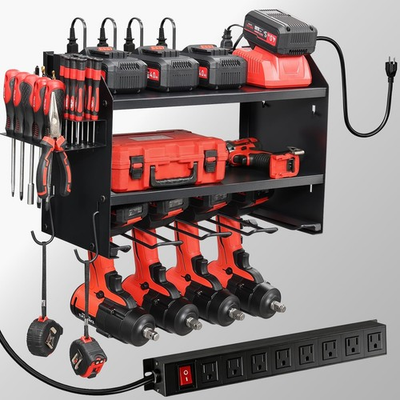 #ad Power Tool Organizer Wall Mount with Charging Station Heavy Duty 3 Layer Gar... $61.10