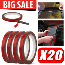 20x Auto Tape Acrylic Foam Double Sided Back Car Mounting Adhesive 3m x10mm 10ft
