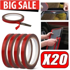 20x Auto Tape Acrylic Foam Double Sided Back Car Mounting Adhesive 3m x10mm 10ft