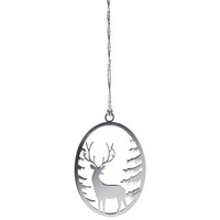 Fink Hirsch Deko AnhäNger Edelstahl 16 Cm Dekofigur Fenster- & Christbaumschmuck