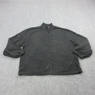 Callaway Jacket Mens 3XLT Black Fleece Full Zip Golf Sport Pockets