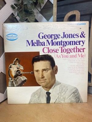 George Jones/Melba Montgomery - Close Together 1966 LP Musicor MS3109 G+/G+