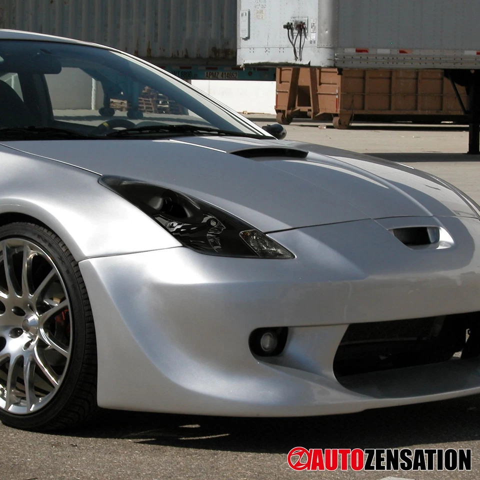 Fit 2000-2005 Toyota Celica Black Smoke Projector Headlights Lamps Left+Right Foto 3 de 4