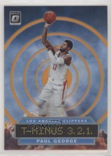 2019-20 Panini Donruss Optic T-Minus 3 2 1 Orange Prizm 9/39 Paul George #3 0lh7