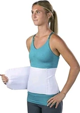 Procare Premium 9" 3-Panel Elastic Postpartum Compression Belly Wrap Binder Belt