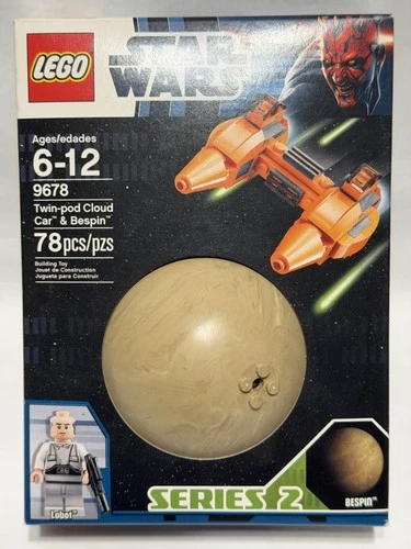 LEGO STAR WARS 9678 Twin-Pod Cloud Car & Bespin NISB New & Sealed