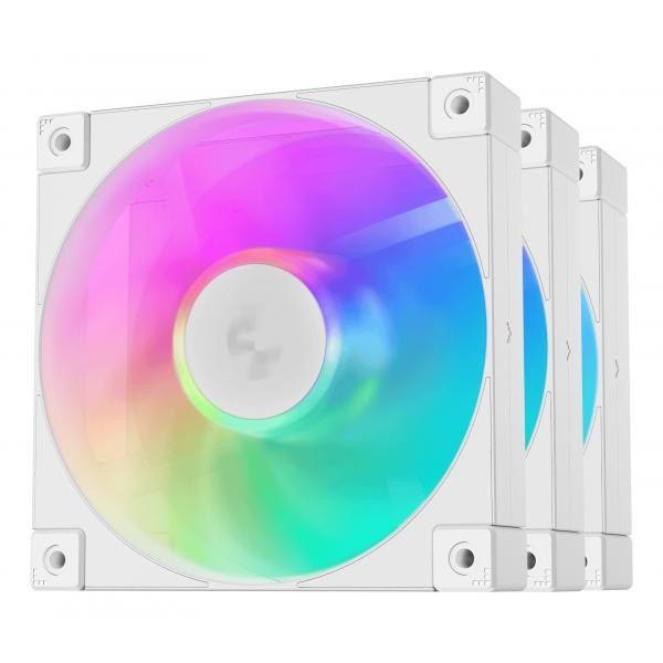 Deepcool Bianca Ventola Fd12 Argb 120Mm Tripla - Immagine 3