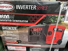 SIMPSON Portable 3200 Watt Gas Inverter Generator and Portable Power Station