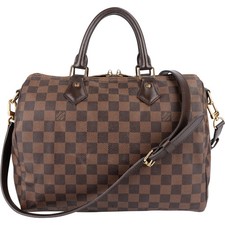 Louis Vuitton Monogram Damier Ebene Speedy 30 Bandoulière Handbag Tasche