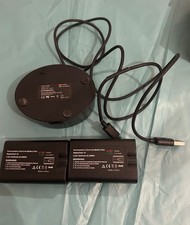 2-Pack 6040mAh Replacement Battery with Charger Station for Ring-Doorbell 2/3.,