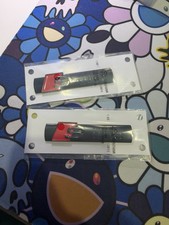 2 Pack Audi S Line Fender Badge Logo Emblem Black 2 Pack Audi S Line Fender Badge Logo Emblem Black