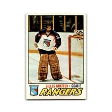 1977 Topps Gilles Gratton New York Rangers #207