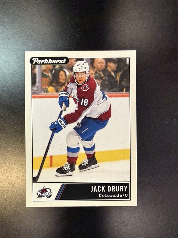 2025-26 Parkhurst Hockey Jack Drury #40 Gum Back SP