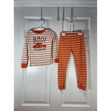 Boy's sz 4 Carters 2 Piece Pajama Set Halloween PJ Set