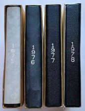 1975, 1976, 1977, 1978 Canada Proof Sets w/ 50% Silver Dollars, 1.50 troy oz RCM