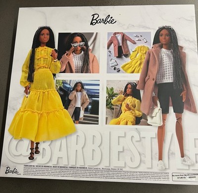 12'' Barbie Signature Barbie Style #2 Fashion Doll Gift Set Gold Label GTJ83 NRFB