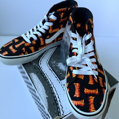 Vans x Thrasher Skate SK8-Hi Black Multi Men's 9 New In Box