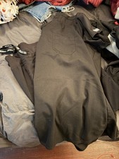 Black Med Couture Scrub Set Large