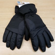 ISOTONER Gloves Mens Medium Black 100 Waterproof Insulated Thick Glove Winter