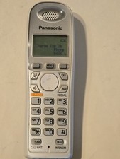 Panasonic Model KX-TGA421 Cordless Phone Handset Silver ACJ96NKX-TGA630S Used
