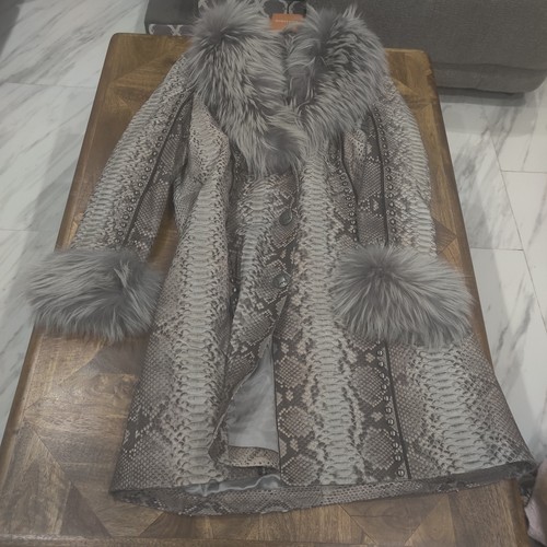 Double D Ranch python and fur jacket size 1x | eBay