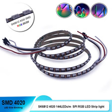WS2812B Side Emitting Digital Led Strip DC5V SK6812 4020 IC 144Leds/M 5Mm RGB Fu