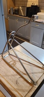 TUBUS Fly Rear Cycle Rack stainless steel version.