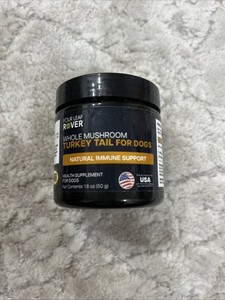 Four Leaf Rover Turkey Tail Mushroom for Dogs Organic Extract 60 Day Supply