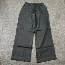 ATHLETA Retreat Linen High Rise Wide Leg Pants Women's Size S