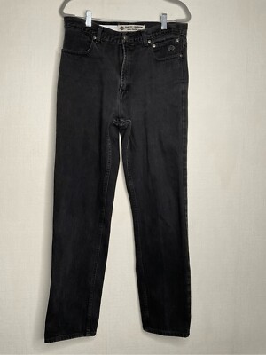 VTG Harley-Davidson 2RXT-H-DMC Zip 5 Pockets Straight Leg Jeans Men Size 34x34